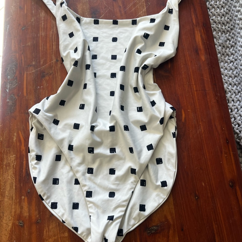Stone Fox Swimsuit - Black and White